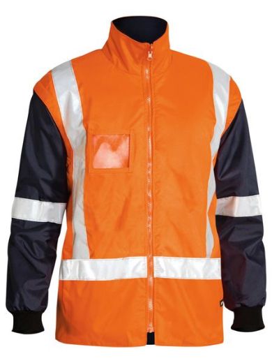 Picture of Bisley Taped Hi Vis 5 In 1 Rain Jacket